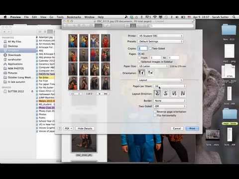 how to print multiple images from apple